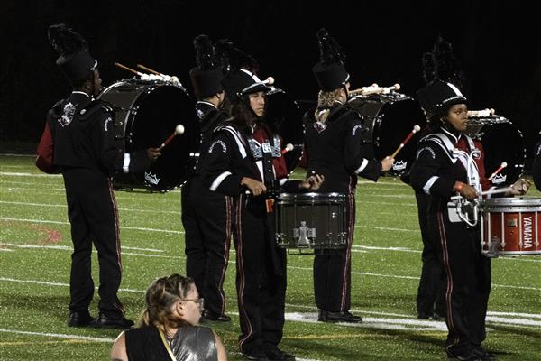 North County High School Marching Band Performing